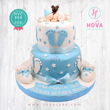 Baby One Month Old untuk Children Birthday Cake