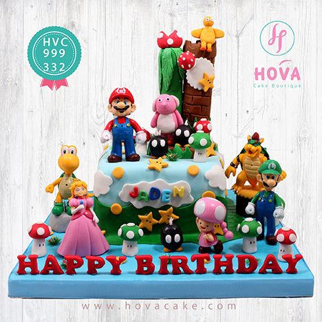 Birthday Cake Mario Bross untuk Children Birthday Cake