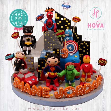 Birthday Cake Avengers untuk Children Birthday Cake