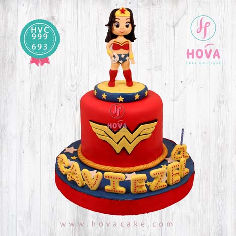 Birthday Cake Wonder Woman untuk Children Birthday Cake