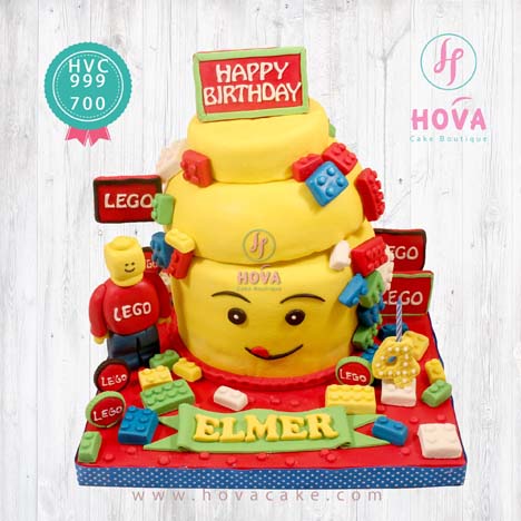 Birthday Cake Lego untuk Children Birthday Cake