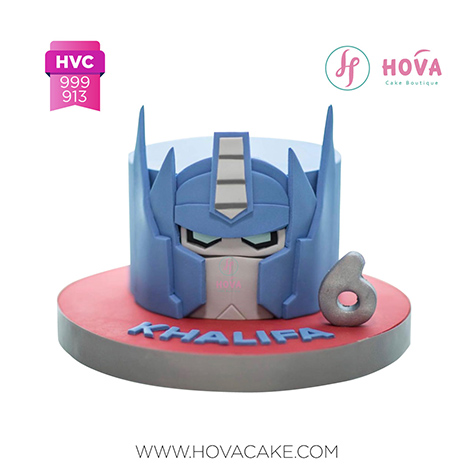 Birthday Cake Optimus prime untuk Children Birthday Cake