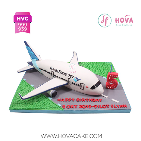 Birthday Cake Garuda Boeing 787 untuk Children Birthday Cake