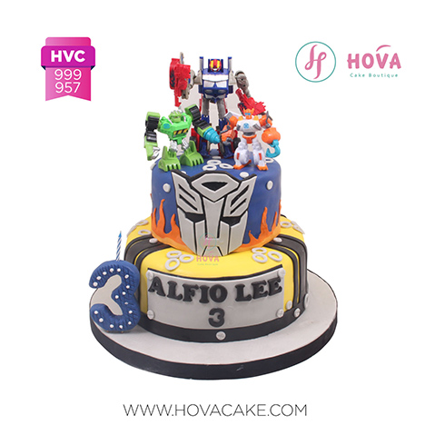 Birthday Cake Transformers untuk Children Birthday Cake