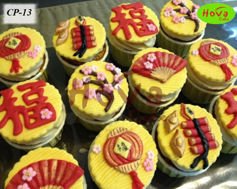 Chinese New Year Cupcakes untuk Birthday Cupcakes