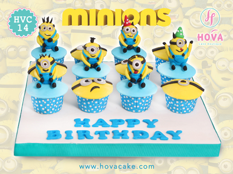 Minion Cupcakes untuk Birthday Cupcakes