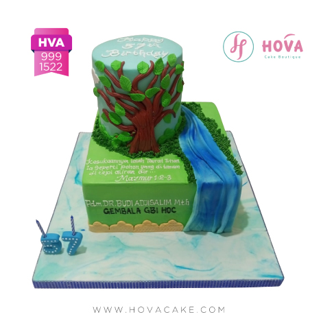 Birthday Cake Tree by The River untuk Birthday Cake for Adult