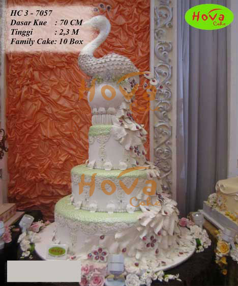 3 Tiers Wedding Cake untuk 3 Tiered Wedding Cake