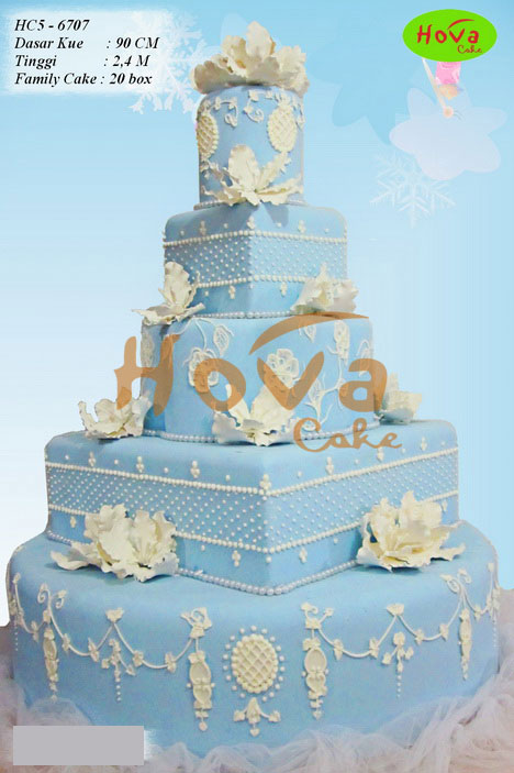  untuk 5 Tiered Wedding Cake