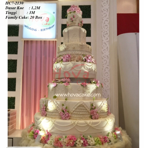 Wedding Cake 7 Tiers untuk 7 Tiered Wedding Cake