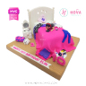 Koleksi kue : Birthday Cake Bedroom Girl
