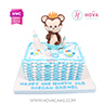 Koleksi kue : Birthday Cake Baby Monkey