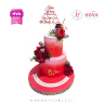 Koleksi kue : Birthday Cake Red Elegant