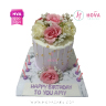Koleksi kue : Birthday Cake Elegant Pastel Color