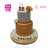Koleksi kue : Birthday Cake Gold Elegant
