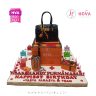Koleksi kue : Birthday Cake Hermes Bag