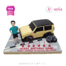 Koleksi kue : Birthday Cake Yellow Jeep