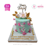 Koleksi kue : Birthday Cake Elegant Pastel Color