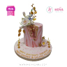 Koleksi kue : Birthday Cake Pink Elegant