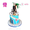 Koleksi kue : Birthday Cake Cycling Man