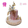Koleksi kue : Birthday Cake Pink Elegant
