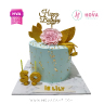 Koleksi kue : Birthday Cake 50th Simply Elegant