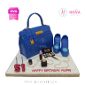 Koleksi kue : Birthday Cake Dior Blue Bag