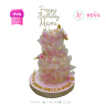 Koleksi kue : Birthday Cake Luxury Flowers