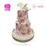 Koleksi kue : Birthday Cake Flowers 2 Tier