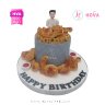 Koleksi kue : Birthday Cake Fried Chicken