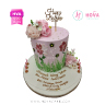 Koleksi kue : Birthday Cake Luxury with Flowers