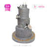 Koleksi kue : Birthday Cake Luxury 3 Tier