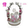 Koleksi kue : Birthday Cake Elegant Flowers Gates