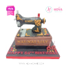 Koleksi kue : Birthday Cake Singer Sewing Machine