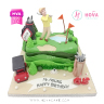 Koleksi kue : Birthday Cake Golf
