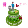 Koleksi kue : Birthday Cake Golfer