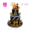 Koleksi kue : Birthday Cake Elegant 2 Tier