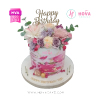 Koleksi kue : Birthday Cake Mix Flowers