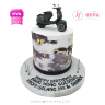 Koleksi kue : Birthday Cake Vespa