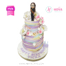 Koleksi kue : Birthday Cake Elegant Mix Color