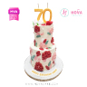Koleksi kue : Birthday Cake Flowers 2 Tier
