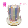 Koleksi kue : Birthday Cake Pastel Color