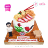 Koleksi kue : Birthday Cake Chicken Noodles