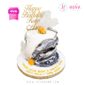 Koleksi kue : Birthday Cake Elegant Marble