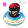 Koleksi kue : Birthday Cake Porsche Car