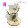Koleksi kue : Birthday Cake Elegant White