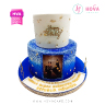 Koleksi kue : Birthday Cake Elegant 2 Tier