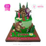 Koleksi kue : Birthday Cake Marsha & Bear