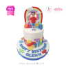 Koleksi kue : Birthday Cake Boy with Rainbow
