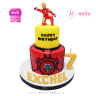 Koleksi kue : Birthday Cake Iron Man